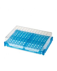 Simport Pc Rack With Clear Lid , Blue, 20/Pk