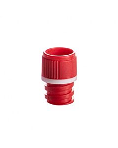 Simport Screw Cap With 0-Ring For T500 Tubes Red, 1000/Pk