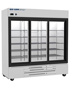 So Low Environmental Lab And Pharmacy Refrigerator, 66 Cu. Ft., 81 H X 75 W X 32 In. D, Painted White Steel Interior, Steel, Upright Style, 2 To 8c Temperature Range, Automatic Cycle Defrost, 115v