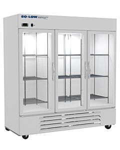 So Low Environmental Lab And Pharmacy Refrigerator, 72 Cu. Ft., 81 H X 75 W X 32 In. D, Painted White Steel Interior, Steel, Upright Style, 2 To 8c Temperature Range, Automatic Cycle Defrost, 115v