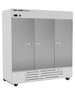 So Low Environmental Lab And Pharmacy Refrigerator, 72 Cu. Ft., 81 H X 75 W X 34 In. D, Painted White Steel Interior, Upright Style, 2 To 8c Temperature Range, Automatic Cycle Defrost, 115v