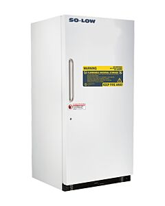 So Low Environmental Freezer, 30 Cu. Ft., 72 H X 35 W X 35 In. D, Anodized Aluminum Interior, Upright Style, Flammable Material Storage, -15 To -20c Temperature Range, Manual Defrost