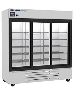 So Low Environmental Lab Refrigerator, 66 Cu. Ft., 81 H X 75 W X 32 In. D, White Coated, Steel, Upright Style, Platinum Series, 2 To 8c Temperature Range, Automatic Cycle Defrost