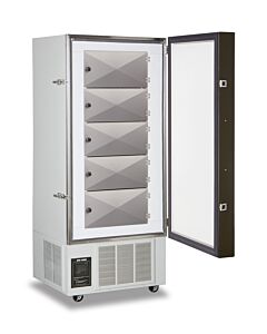 So Low Environmental Ultra-Low Temperature Freezer, 13 Cu. Ft., 79.5 H X 35 W X 34.5 In. D, Powder Coated Cool Gray, 14 Ga Zinc Coated Galvanized Steel Chamber, 16 Ga Steel Exterior, Upright Style