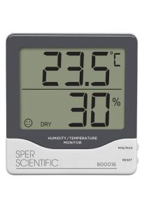 SPER Scientific Humidity/Temp Monitor, -58 to 158deg F