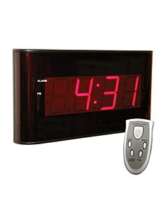 SPER Scientific Wall Clock With Large Led Display