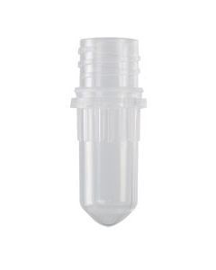 Corning Axygen 0.5 mL Conical Screw Cap Tubes Only, Polypropylene, Clear, Nonsterile, 500 Tubes/Pack, 8 Packs/Case