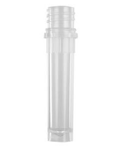 Corning Axygen 2.0 mL Self Standing Screw Cap Tubes Only, Polypropylene, Clear, Nonsterile, 500 Tubes/Pack, 8 Packs/Case