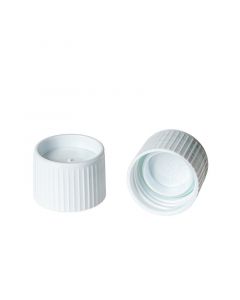 Simport Cap With Oring For Transport Tube White, 1000/Pk
