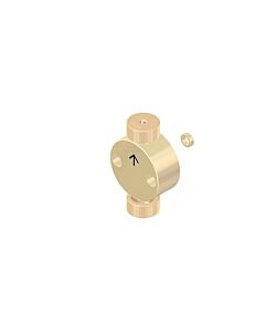 Teledyne Head Kit For 0.250 Inch O.D. Piston - PEEK; Organic Seal (FP); Inlet 1/8 Inch O.D.; Outlet 1/16 Inch O.D.; Double Capsules