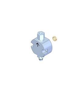 Teledyne Head Kit For 0.250 O.D. Piston - Stainless Steel; Organic Seal (SS); Inlet 1/8 Inch O.D.; Outlet 1/16 Inch O.D.; Double Capsules