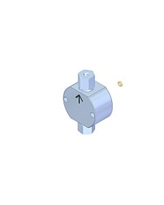 Teledyne Head Kit For M1 Class 0.088 Inch O.D. Piston - Stainless Steel; Organic Seal (SS); Inlet 1/8 Inch O.D.; Outlet 1/16 Inch O.D.