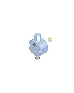 Teledyne Head Kit For 0.250 Inch O.D. Piston - Stainless Steel; Standard Seal (SS); Inlet 1/4 Inch O.D.; Outlet 1/8 Inch O.D.