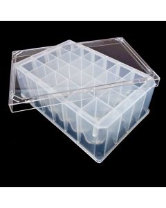 Thomson Instrument Company 24-Well Plate, 10.4ml, Square Well, Round Bottom, Indiv. Wrapped W/ Lid, Sterile | Cs20