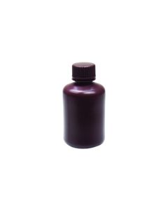 United Scientific UniStore Amber Reagent Bottles, Narrow Mouth, HDPE 125 mL