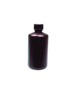 United Scientific UniStore Amber Reagent Bottles, Narrow Mouth, HDPE 250 mL