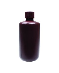 United Scientific UniStore Amber Reagent Bottles, Narrow Mouth, HDPE 1000 mL