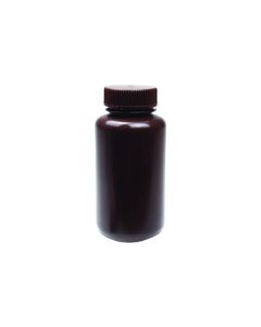 United Scientific UniStore Amber Reagent Bottles, Wide Mouth, HDPE 250 mL