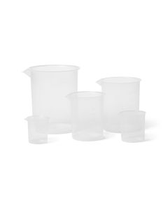 United Scientific Supply Plastic Beaker Set Of 5