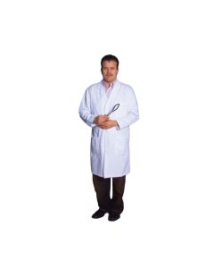 United Scientific Supply MenS Laboratory Coat,Large