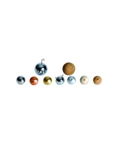 United Scientific Supply Drilled Wood Ball,19Mm Dia.