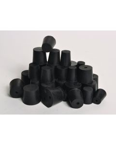 United Scientific Supply Rubber Stoppers,Solid,000