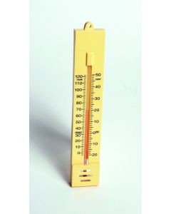 United Scientific Supply Wall Thermometer On Plastic