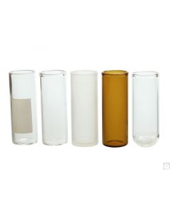 Qorpak 12 X 32 2ml Clear Round Bottom Borosilicate Glass Shell Vial w/12mm Neck Finish, Vial Only