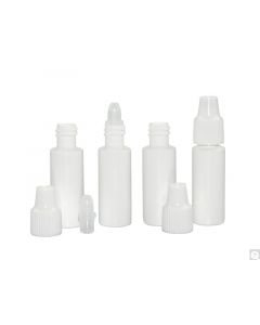 Qorpak 3cc Natural Ldpe Cylinder Dropper Bottle With 8mm Neck