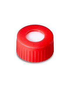 Waters Red,12 X 32mm Screw Neck Cap And Preslit Ptfe/Silicone Septum, Agilent Beckman