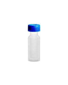 Waters Polypropylene 12 x 32 mm Screw Neck Vial, with Cap and Preslit PTFE/Silicone Septum, 700 µL Volume, 100/pk