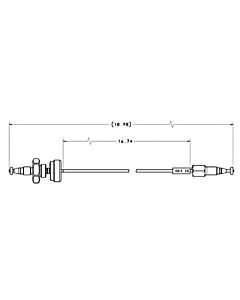 Waters ASSY, WELDED TUBE, SS, .003 ID X 19.0