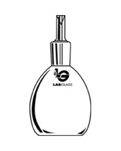 Wilmad Gay-Lussac Specific Gravity Bottle, 25 Ml Volume, Stopper Lid, 10/18 Standard Taper Joint