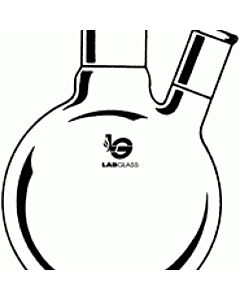 Wilmad 2 Neck (1vert/1angled) Rb Flask 250ml,24/40c,24/40s