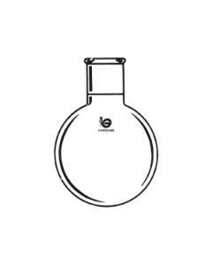 Wilmad Flask, 50 Ml Capacity, Round Bottom Type, Number Of Neck: 1, 19/22 Standard Taper Joint