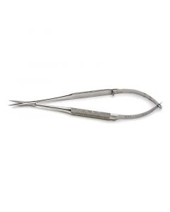 World Precision Instruments Scissors, Spring 14cm Str Rnd Hdl, 6.5mm Blades
