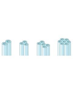World Precision Instruments Standard Glass Capillaries, Double-Barrel, 100/Pk, 102 Mm
