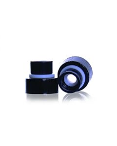 DWK WHEATON® THE WHEATON CONNECTION® Screw Thread Connector, With Black Phenolic Cap, 13-425 and 13-425