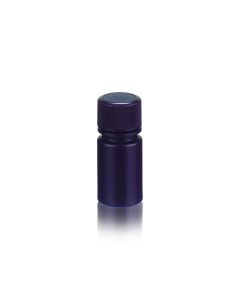 DWK WHEATON® Leak Resistant Bottle, 15mL, Amber, HDPE, 20-410