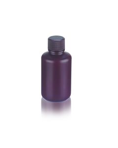 DWK WHEATON® Leak Resistant Bottle, 125mL, Amber, HDPE, 24-410
