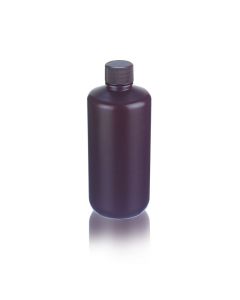 DWK WHEATON® Leak Resistant Bottle, 500mL, Amber, HDPE, 28-410