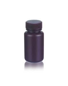 DWK WHEATON® Leak Resistant Bottle, 125mL, Amber, HDPE, 38-410