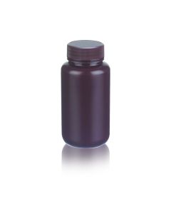 DWK WHEATON® Leak Resistant Bottle, 250mL, Amber, HDPE, 43-410