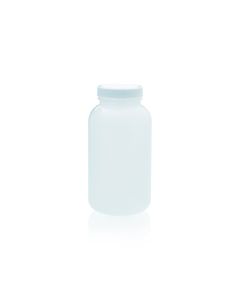 DWK WHEATON® HDPE Wide Mouth Round Packer Bottle, 500 mL
