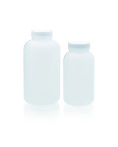 DWK WHEATON® HDPE Wide Mouth Round Packer Bottle, 1000 mL