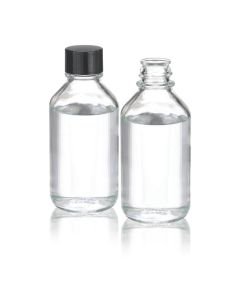 DWK WHEATON® Media / Lab Bottle, non graduated, without cap, clear, 250 mL