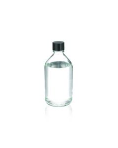 DWK WHEATON® Media / Lab Bottle, non graduated, with Polyethylene (LDPE) lined Phenolic cap, clear, 500 mL