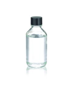 DWK WHEATON® Media / Lab Bottle, non graduated, with rubber lined Phenolic cap, clear, 250 mL