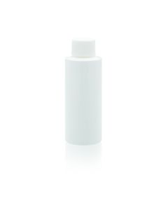 DWK WHEATON® Cylinder Round Bottle, White, 60 mL, LDPE Foam, Case of 72