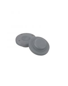 DWK WHEATON® Wafer Stopper, 13 mm, Gray Chlorobutyl-Natural Rubber Blend / FEP Faced, 40 Durometer